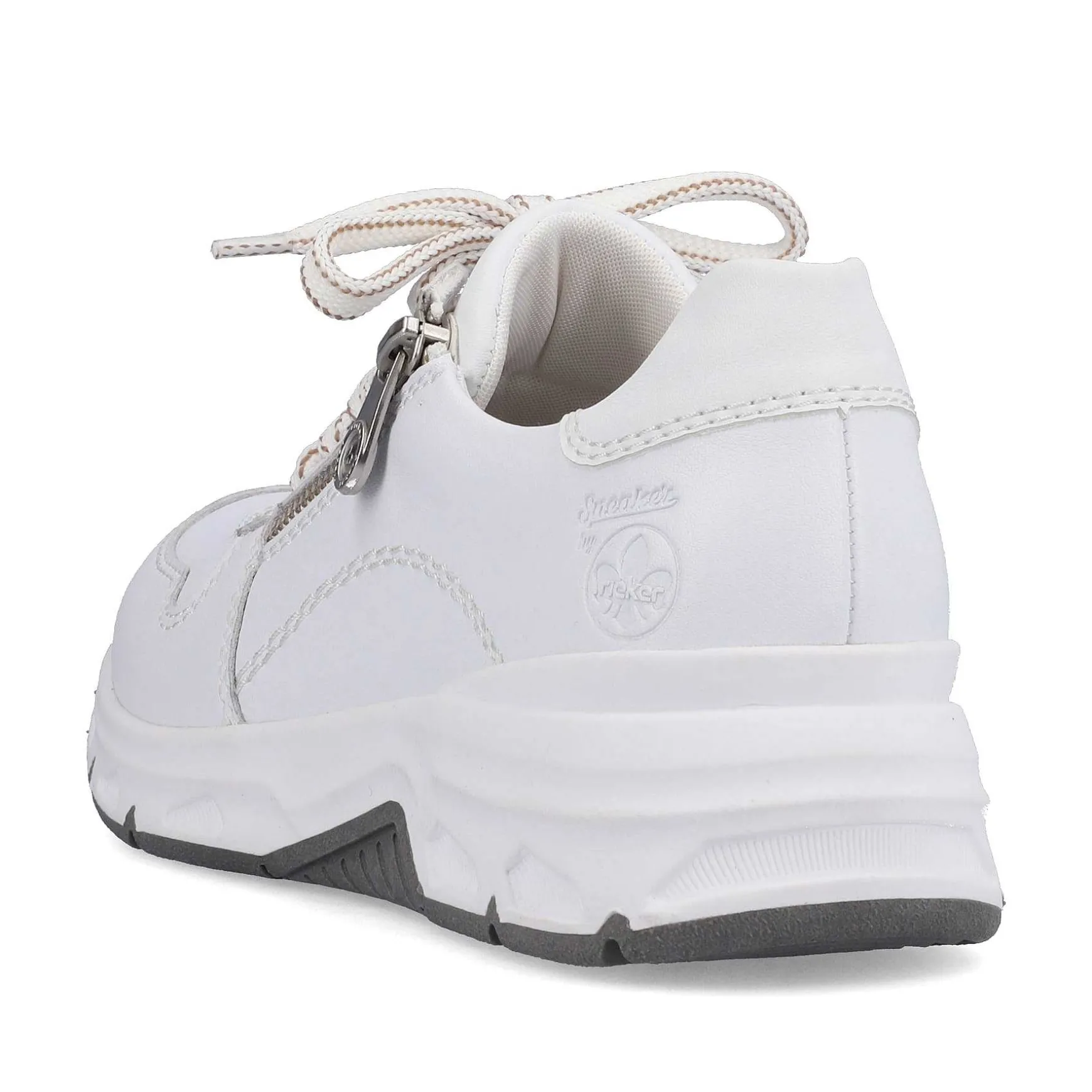 Rieker Women'S Sneaker Low Crystal White