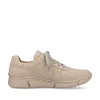 Rieker Women'S Sneaker Low Cream Beige