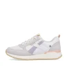 Rieker Women'S Sneaker Low Swan-White Clay-Beige Pastel