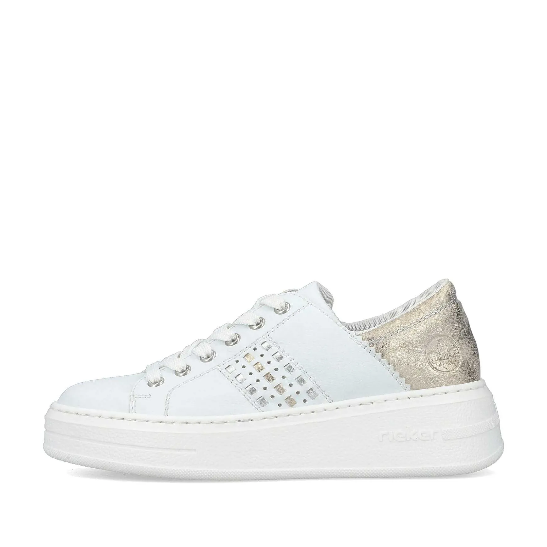 Rieker Women'S Sneaker Low Brilliant White