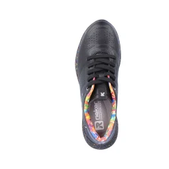 Rieker Women'S Sneaker Low Urban-Black Rainbow