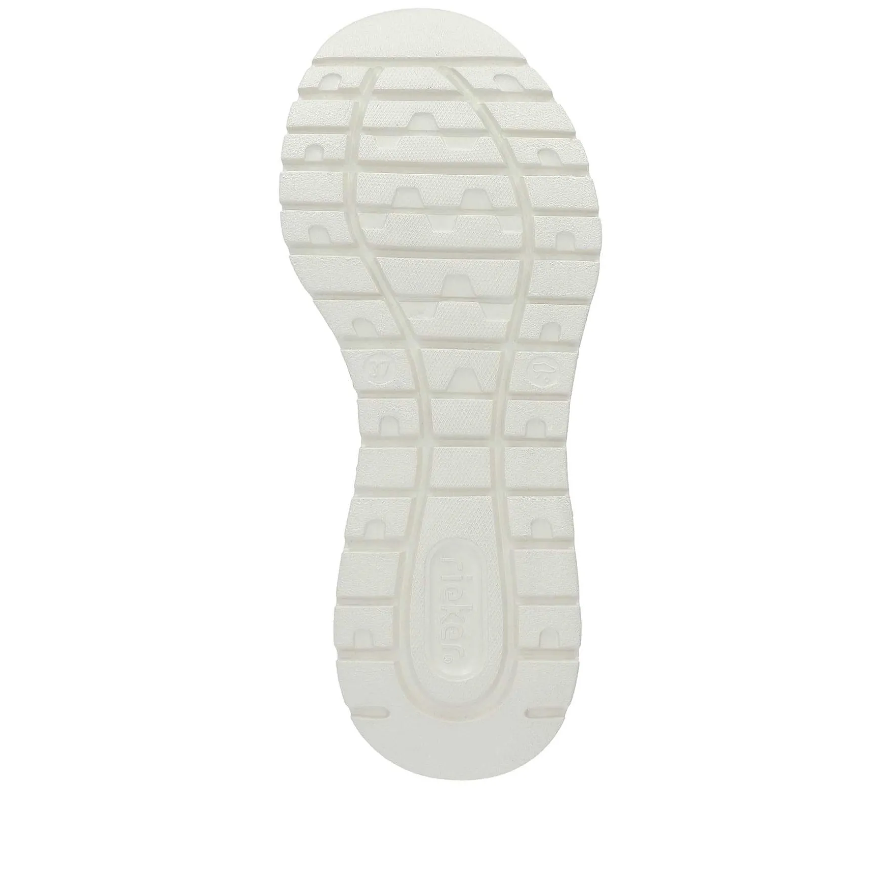 Rieker Women'S Sneaker Low Light Beige-Pastel Blue-Pink