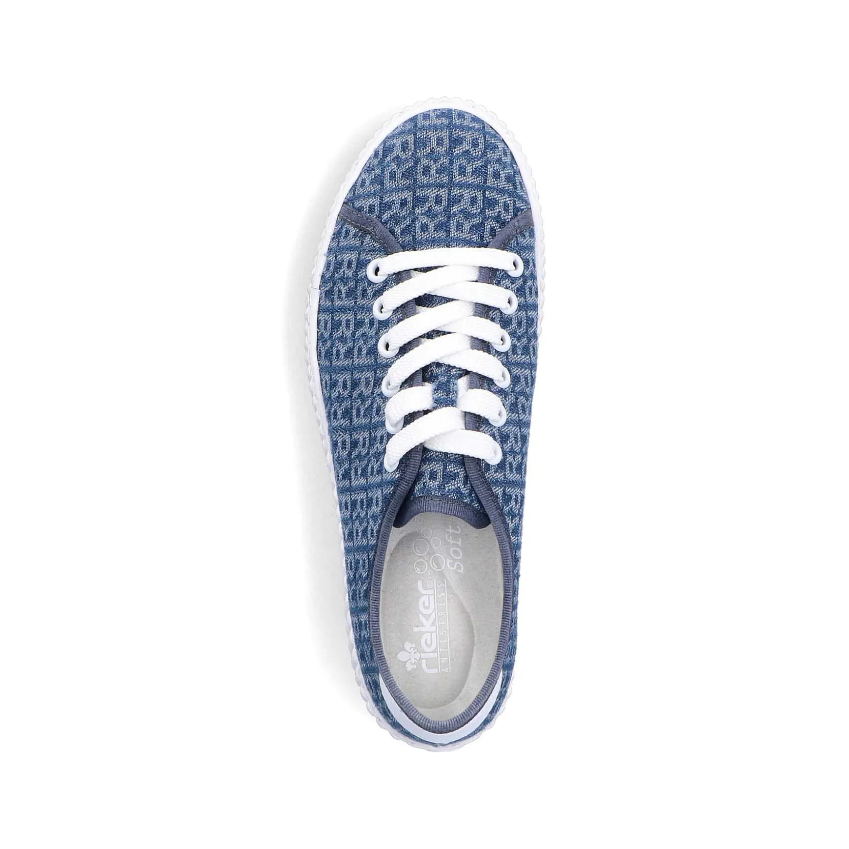 Rieker Women'S Sneaker Low Slate Blue