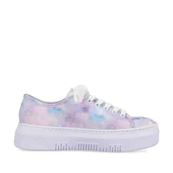 Rieker Women'S Sneaker Low Multi-Crystal White