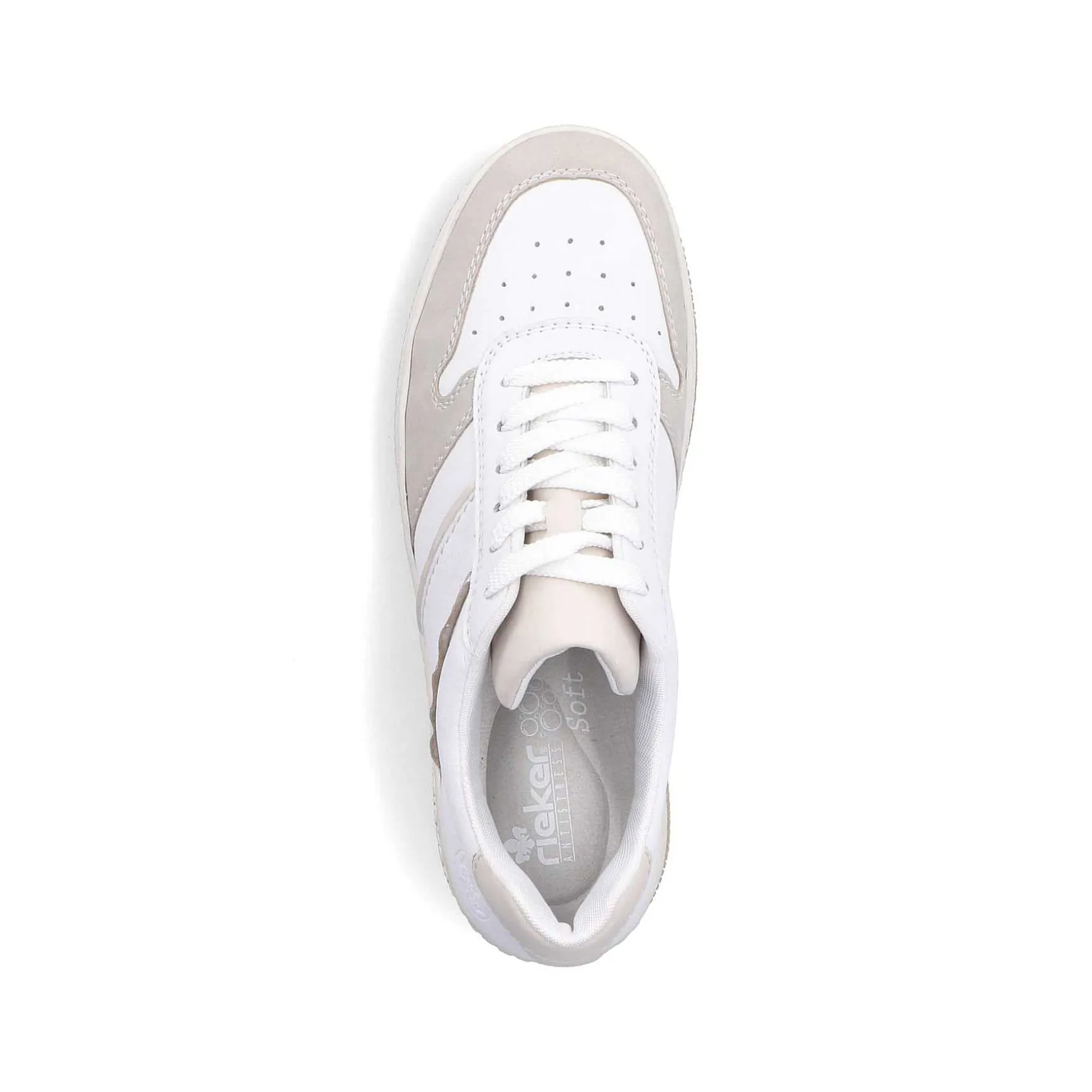 Rieker Women'S Sneaker Low Swan White
