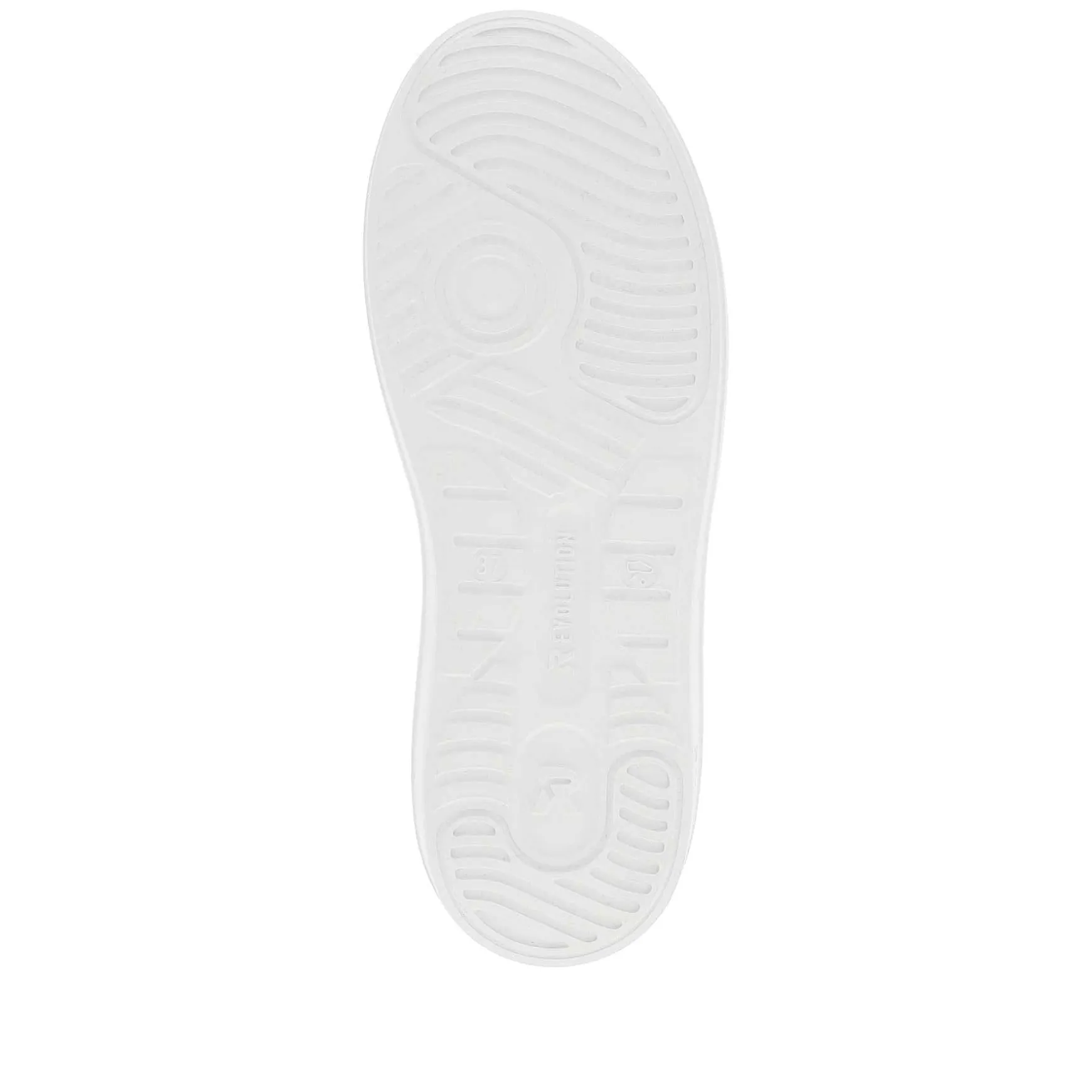 Rieker Women'S Sneaker Low Clear-White Dust-Grey