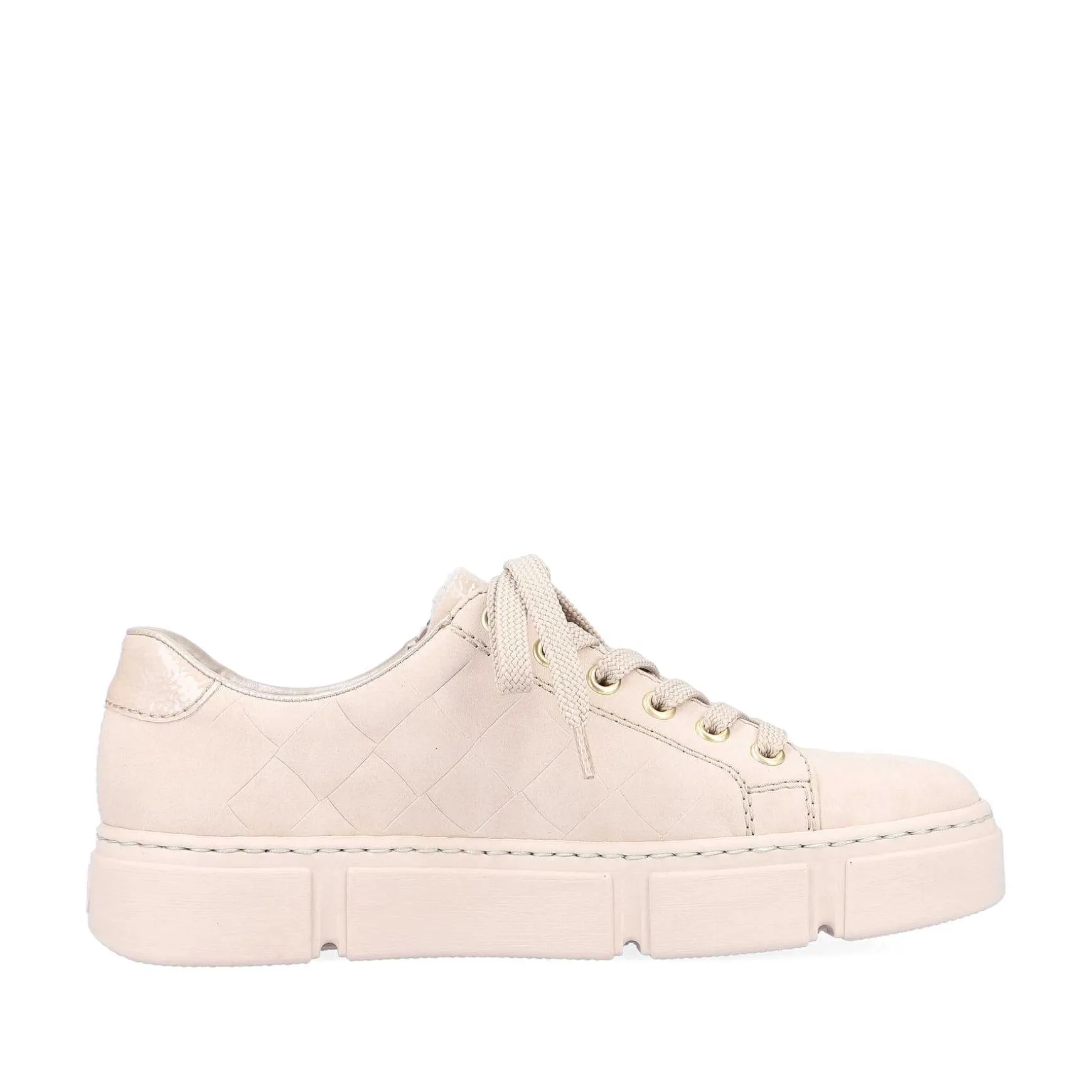 Rieker Women'S Sneaker Low Cream Beige