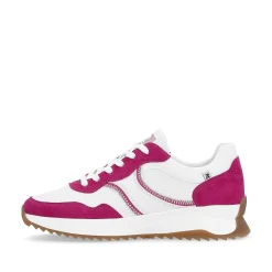 Rieker Women'S Sneaker Low Clear-White Fuchsia