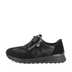 Rieker Women'S Sneaker Low Night Black