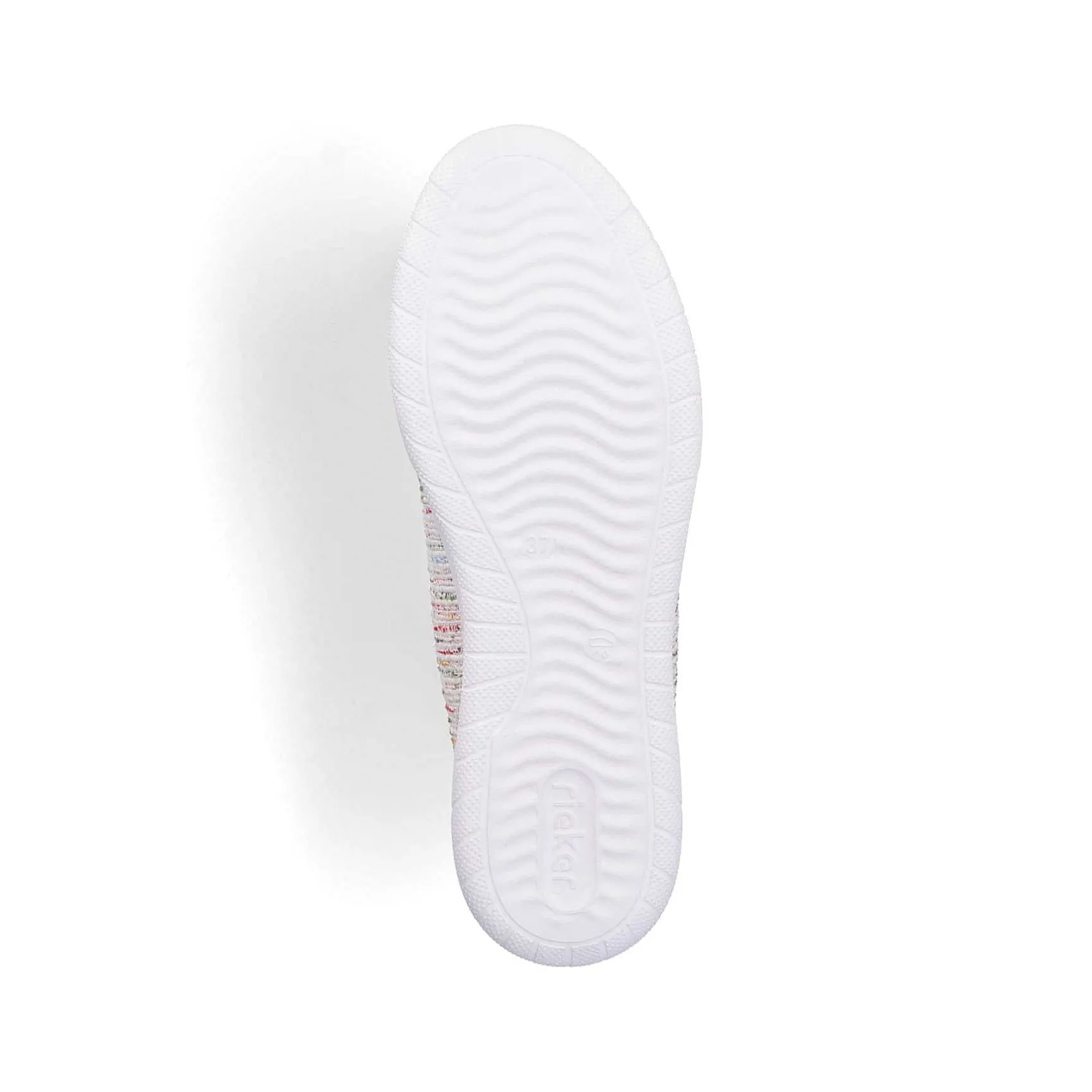 Rieker Women'S Sneaker Low Multi-Pure White