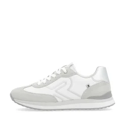 Rieker Women'S Sneaker Low Pearl-White Clay-Beige