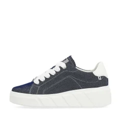 Rieker Women'S Sneaker Low Denim