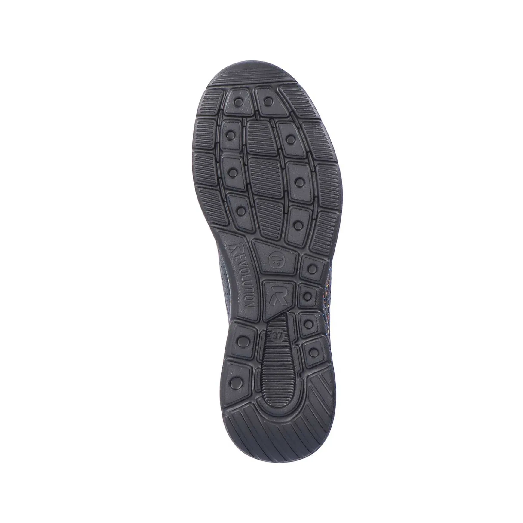 Rieker Women'S Sneaker Low Urban-Black Rainbow