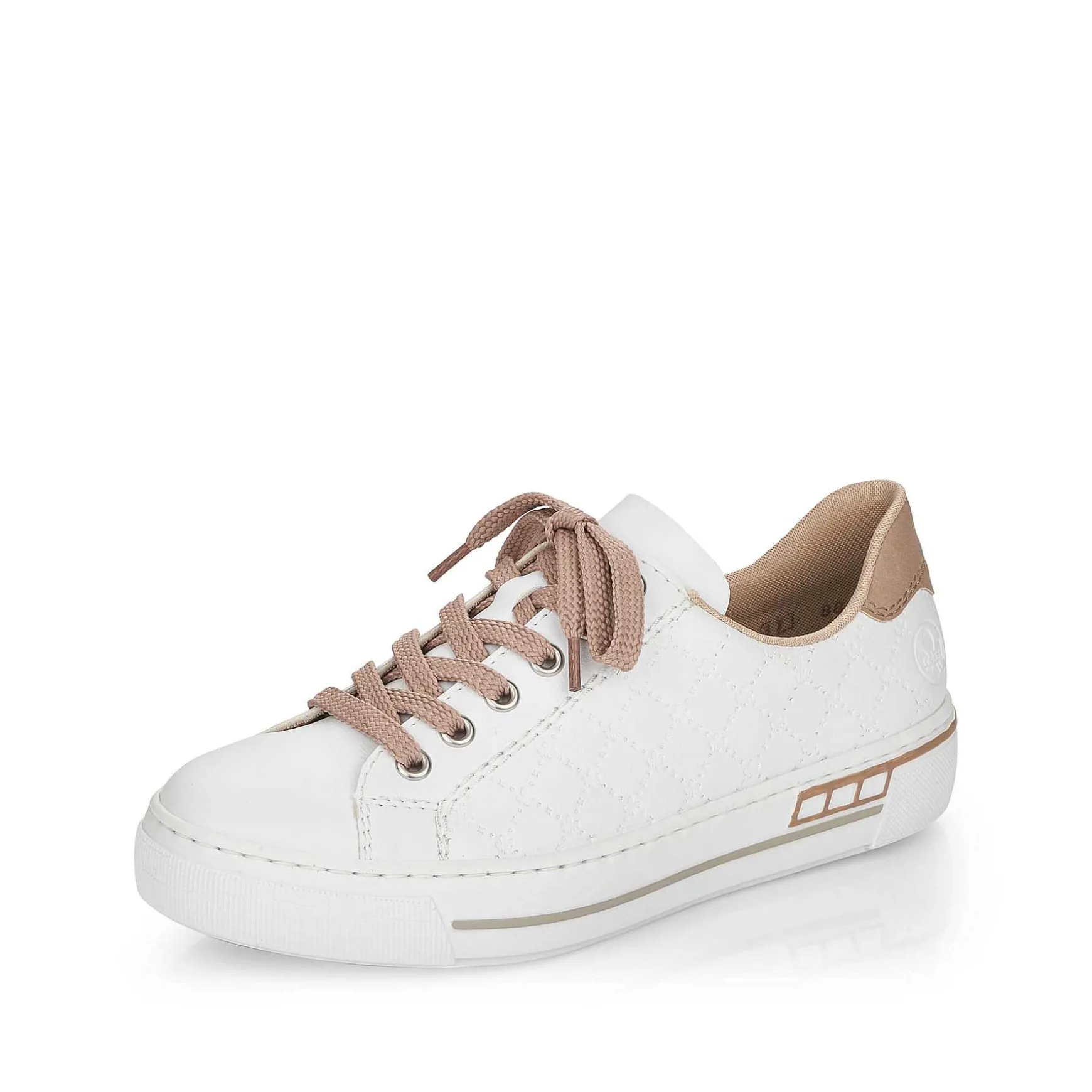 Rieker Women'S Sneaker Low Pearl White