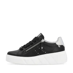Rieker Women'S Sneaker Low Diamond Black