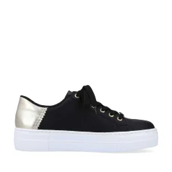 Rieker Women'S Sneaker Low Graphite Black