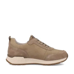 Rieker Women'S Sneaker Low Mocha Cream-Beige