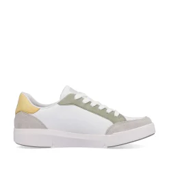 Rieker Women'S Sneaker Low Swan-White Arctic-Grey