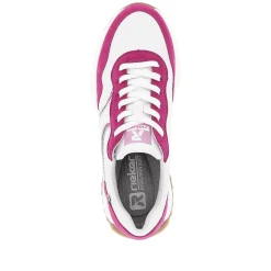 Rieker Women'S Sneaker Low Clear-White Fuchsia