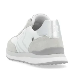 Rieker Women'S Sneaker Low Pearl-White Clay-Beige