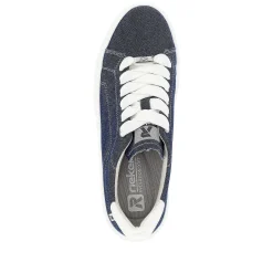 Rieker Women'S Sneaker Low Denim