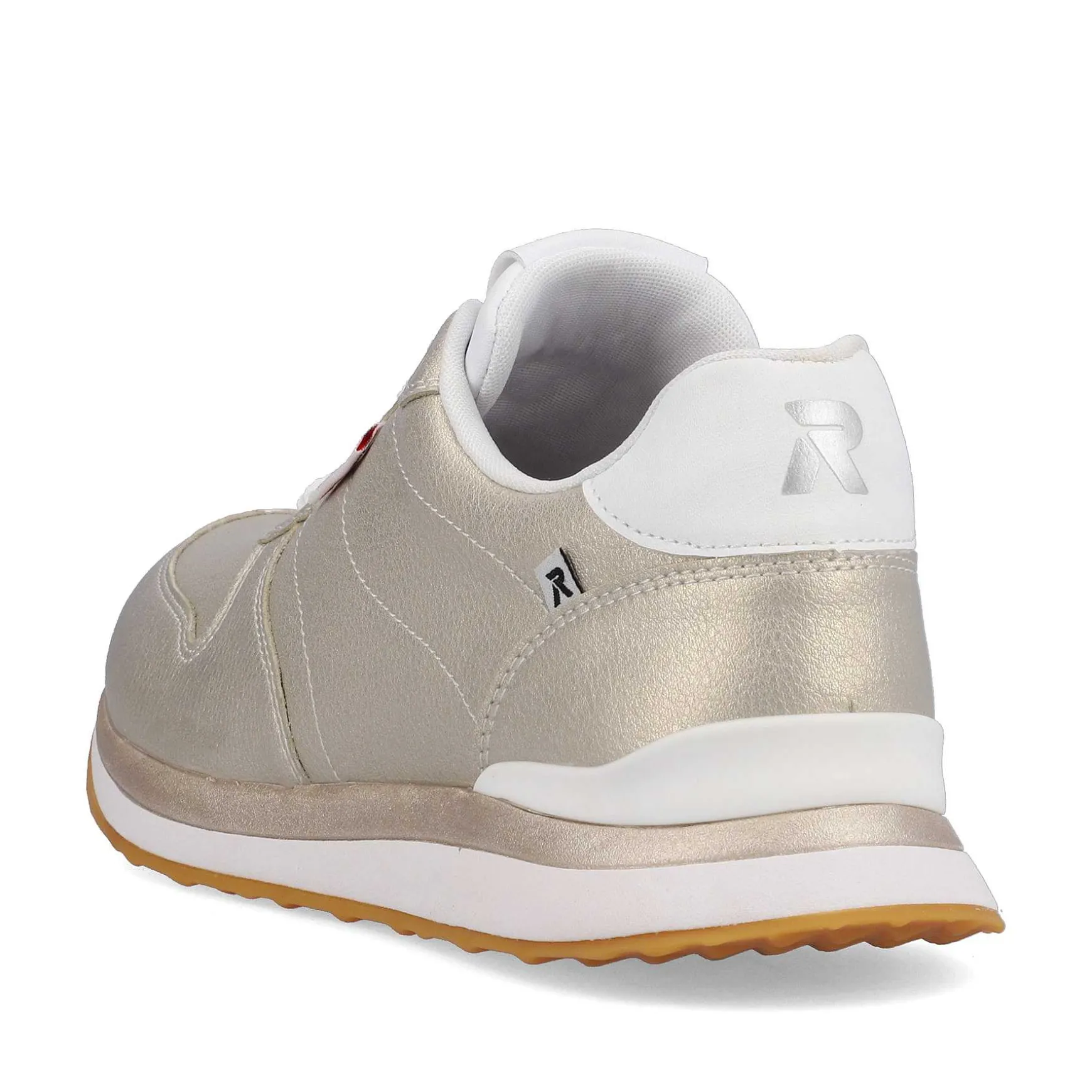 Rieker Women'S Sneaker Low Champagne Metallic