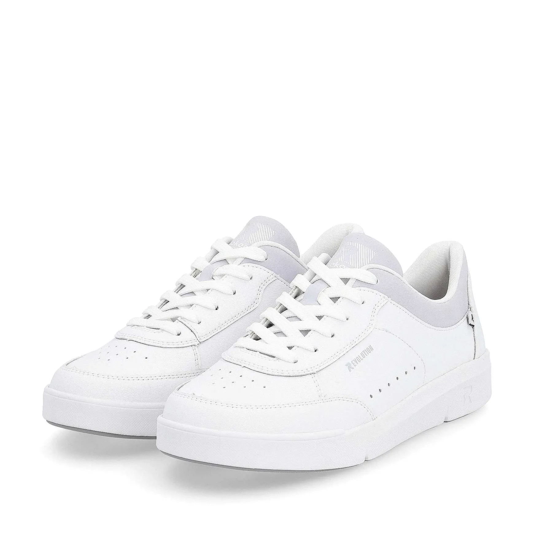 Rieker Women'S Sneaker Low Quartz-White Light-Grey