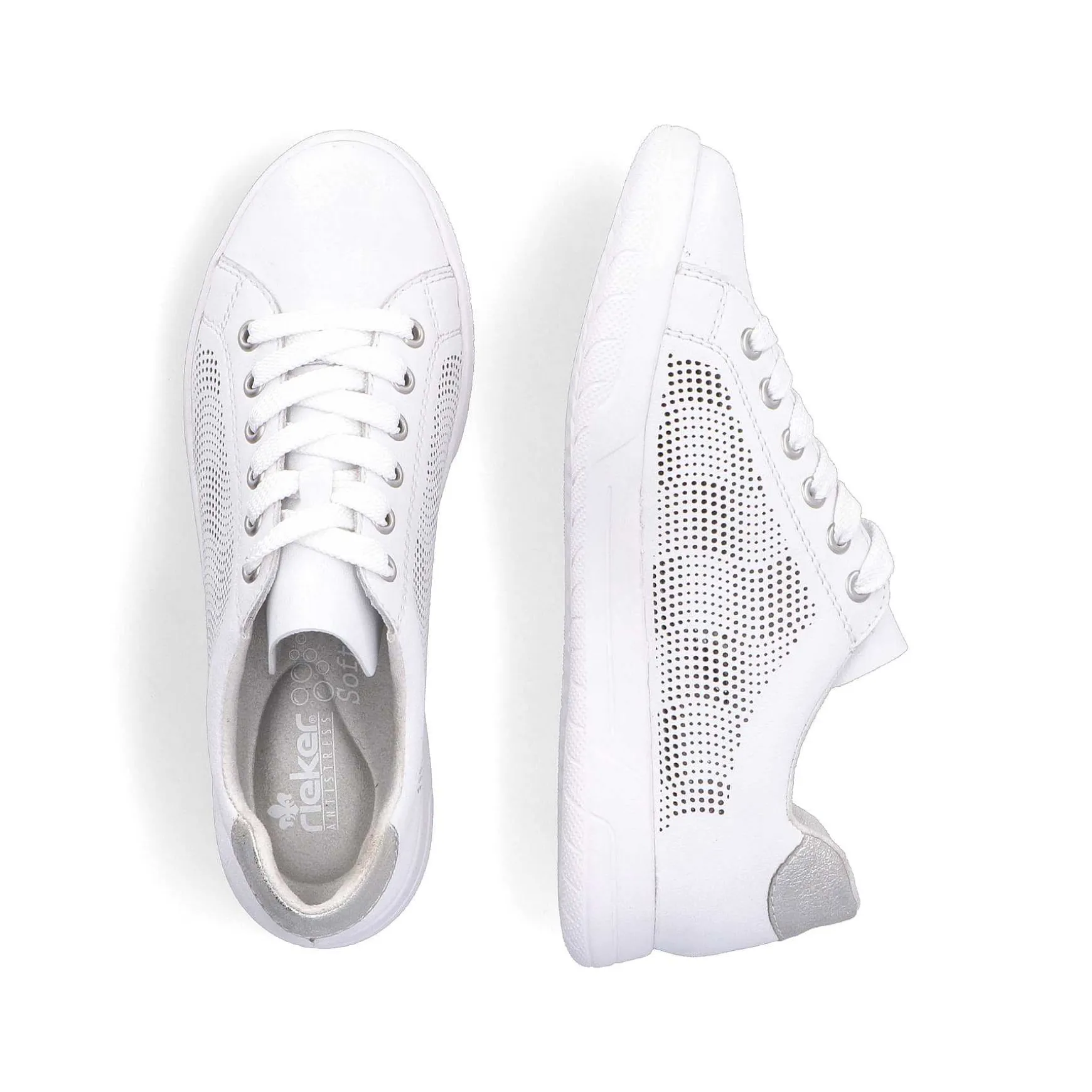 Rieker Women'S Sneaker Low Pure White