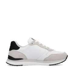 Rieker Women'S Sneaker Low Swan-White Arctic-Grey Zebra