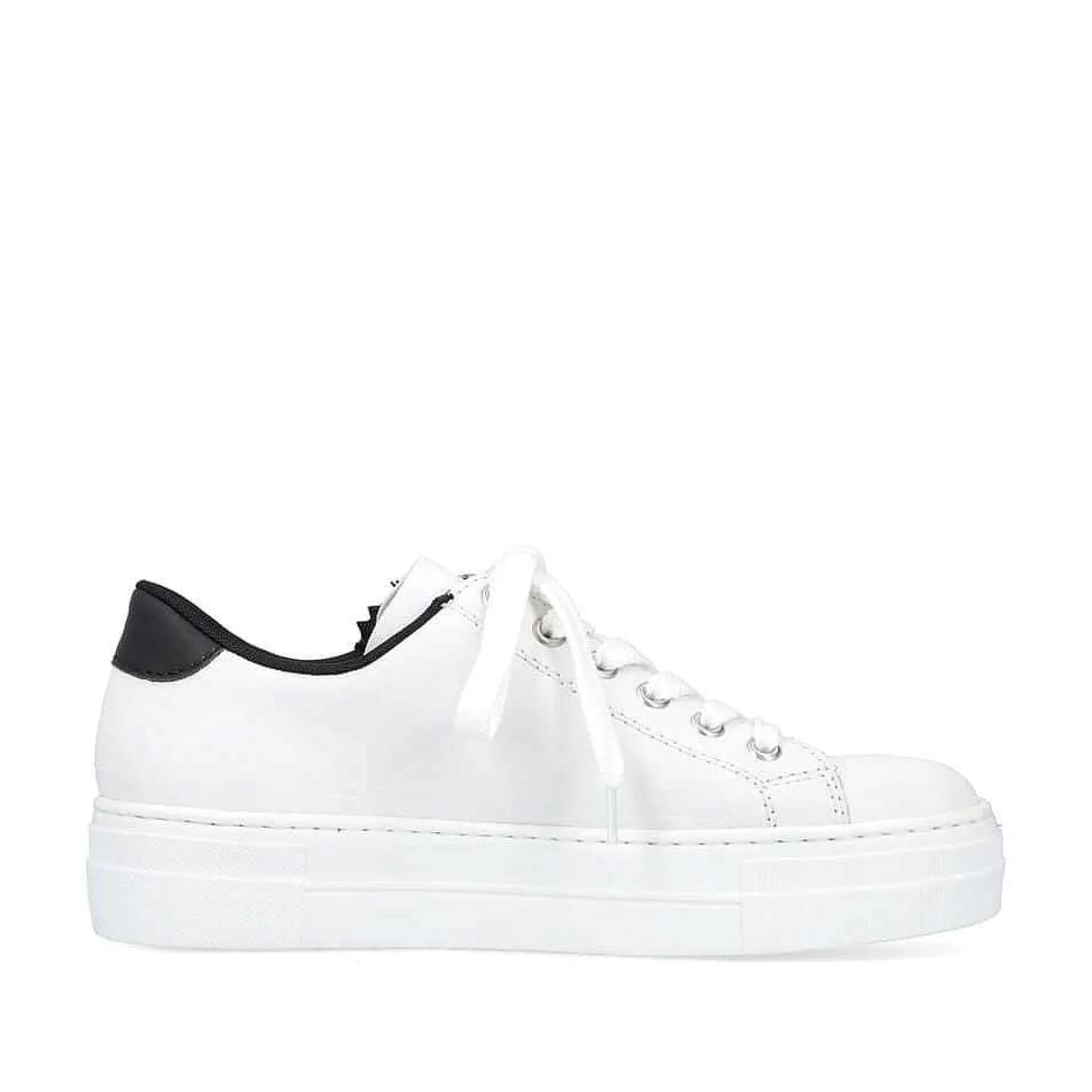 Rieker Women'S Sneaker Low Lily White-Night Black