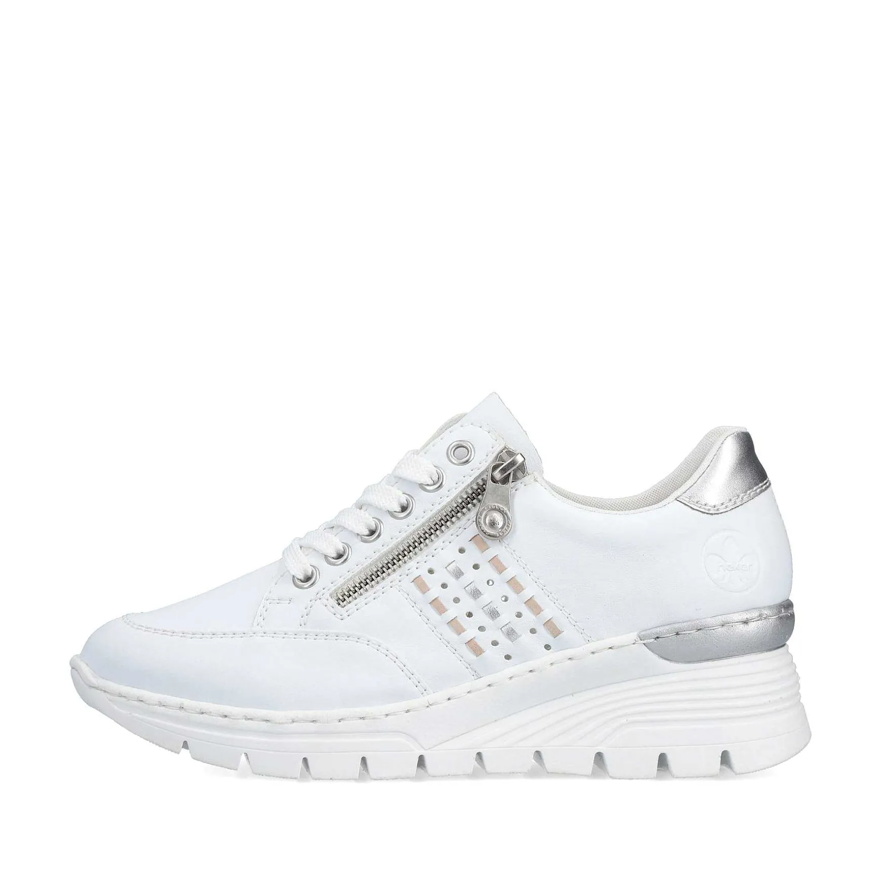 Rieker Women'S Sneaker Low Pure White