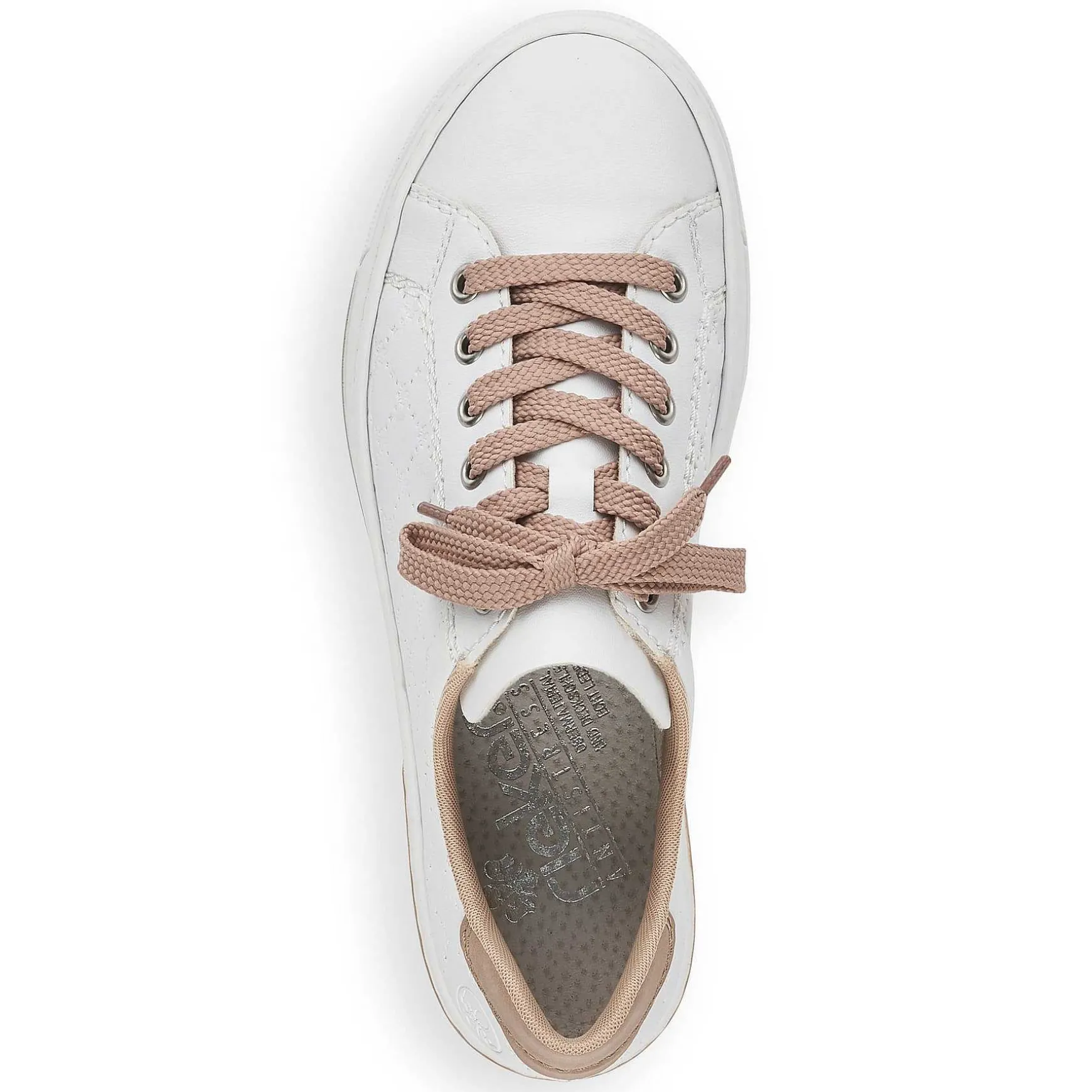 Rieker Women'S Sneaker Low Pearl White