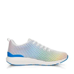 Rieker Women'S Sneaker Low Crystal-White Rainbow