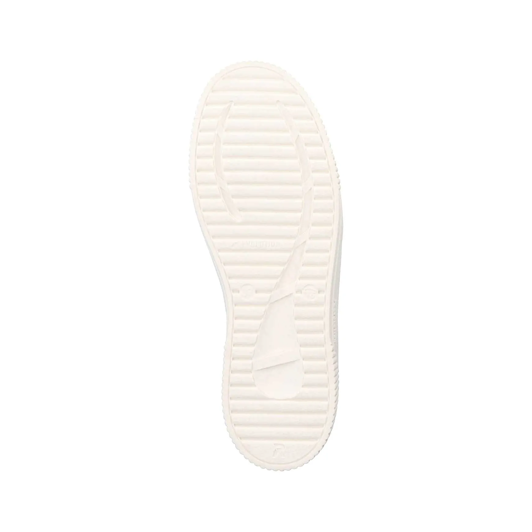 Rieker Women'S Sneaker Low Vanilla-White Light-Blue