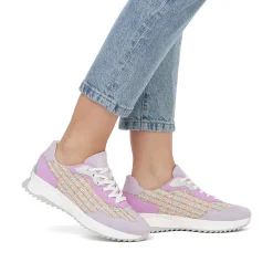Rieker Women'S Sneaker Low Lavender Multi