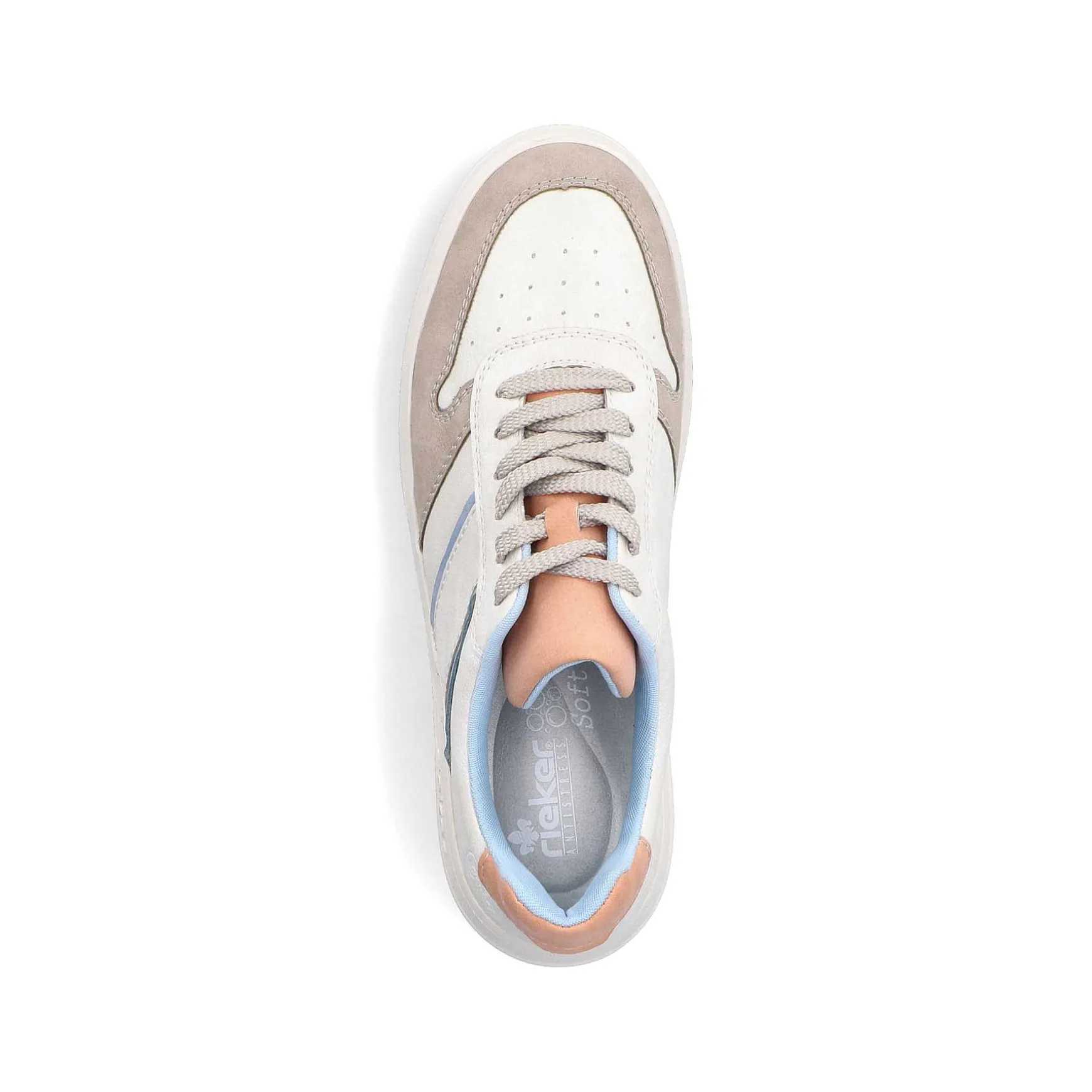 Rieker Women'S Sneaker Low Swan White