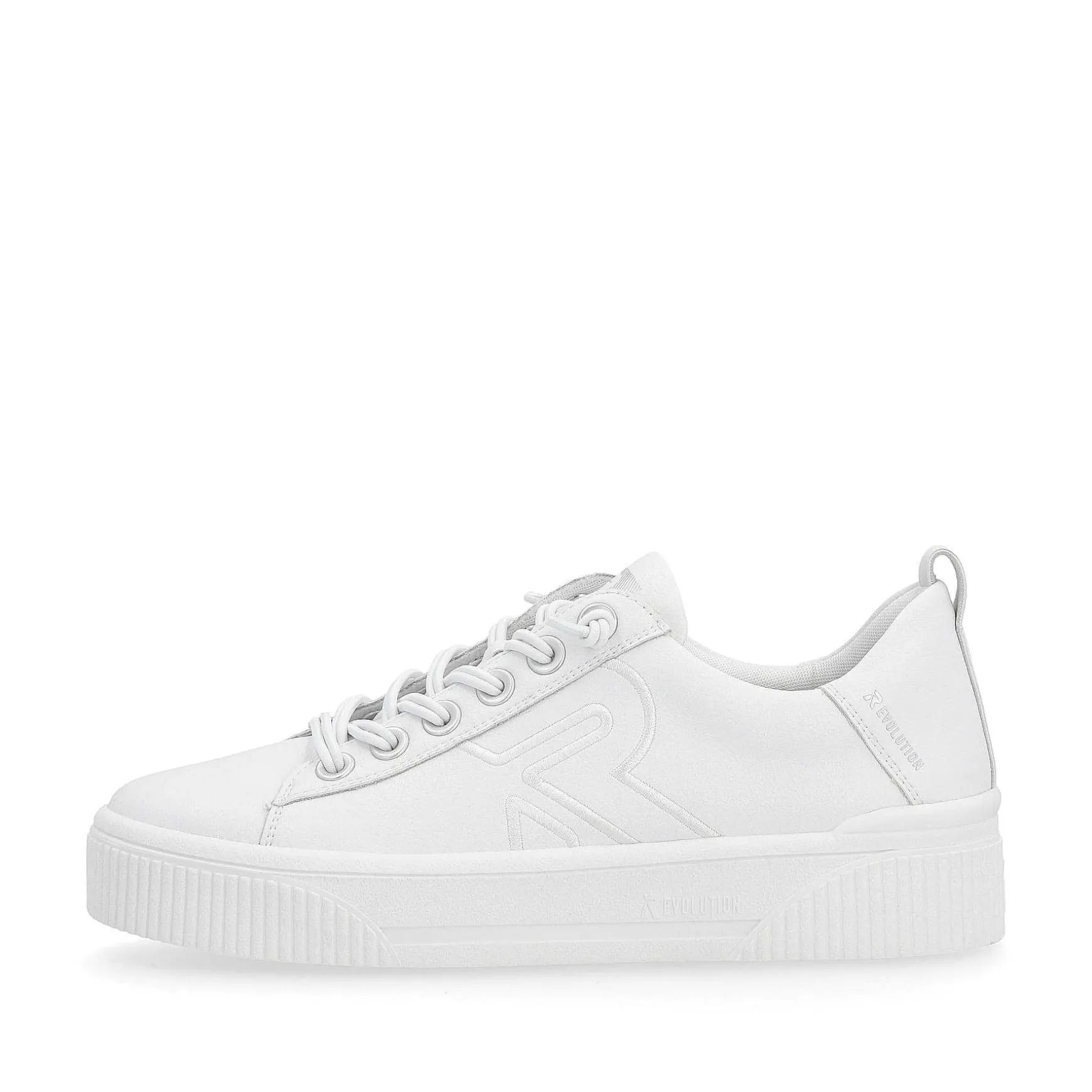 Rieker Women'S Sneaker Low Clear White