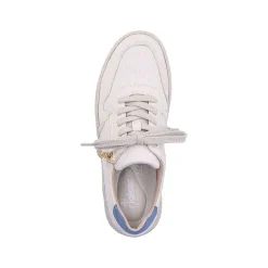 Rieker Women'S Sneaker Low Cream Beige-Royal Blue
