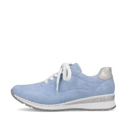 Rieker Women'S Sneaker Low Sky Blue