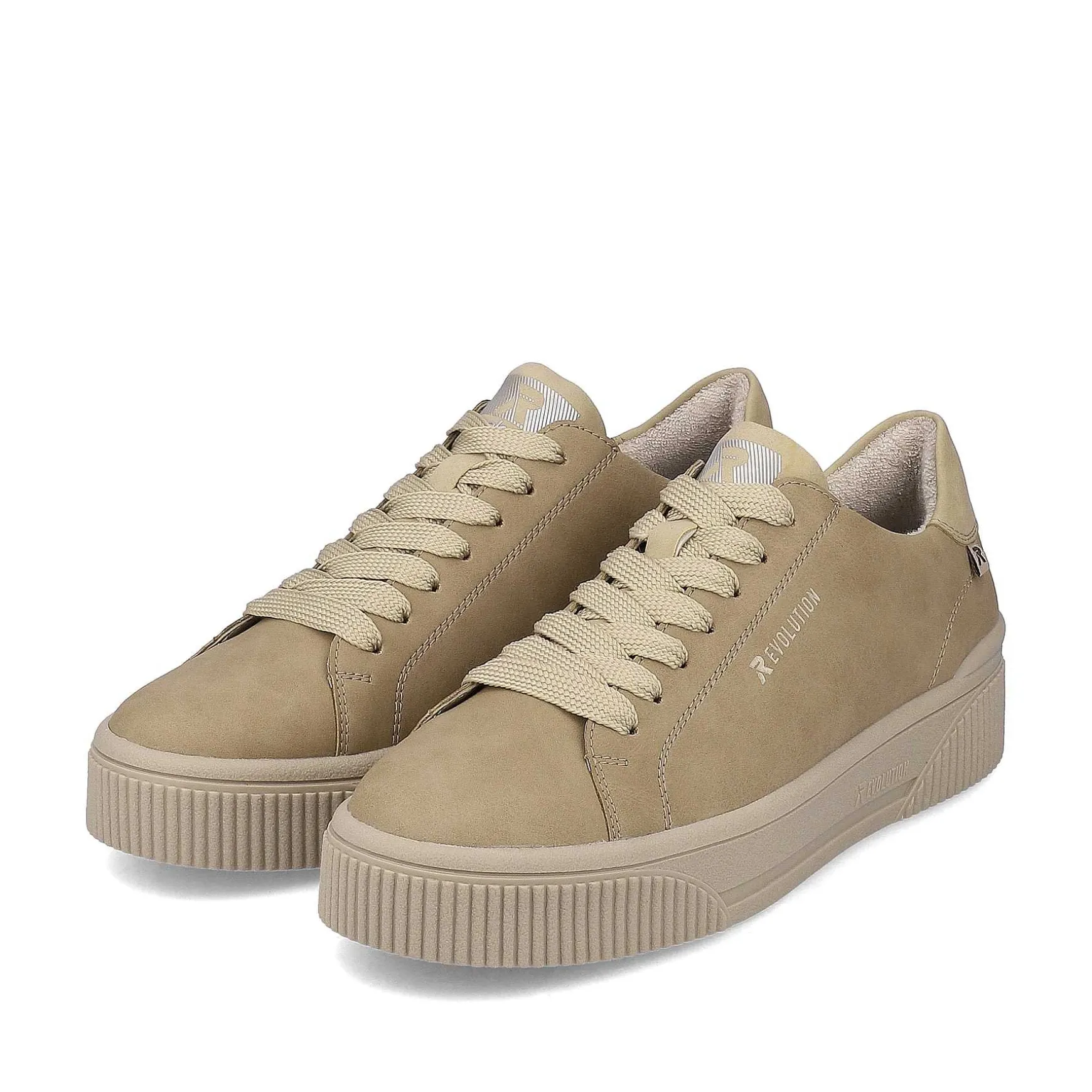 Rieker Women'S Sneaker Low Beige Brown
