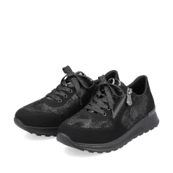 Rieker Women'S Sneaker Low Night Black
