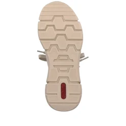 Rieker Women'S Sneaker Low Cream Beige