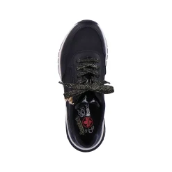 Rieker Women'S Sneaker Low Night Black