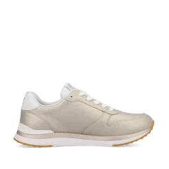 Rieker Women'S Sneaker Low Champagne Metallic