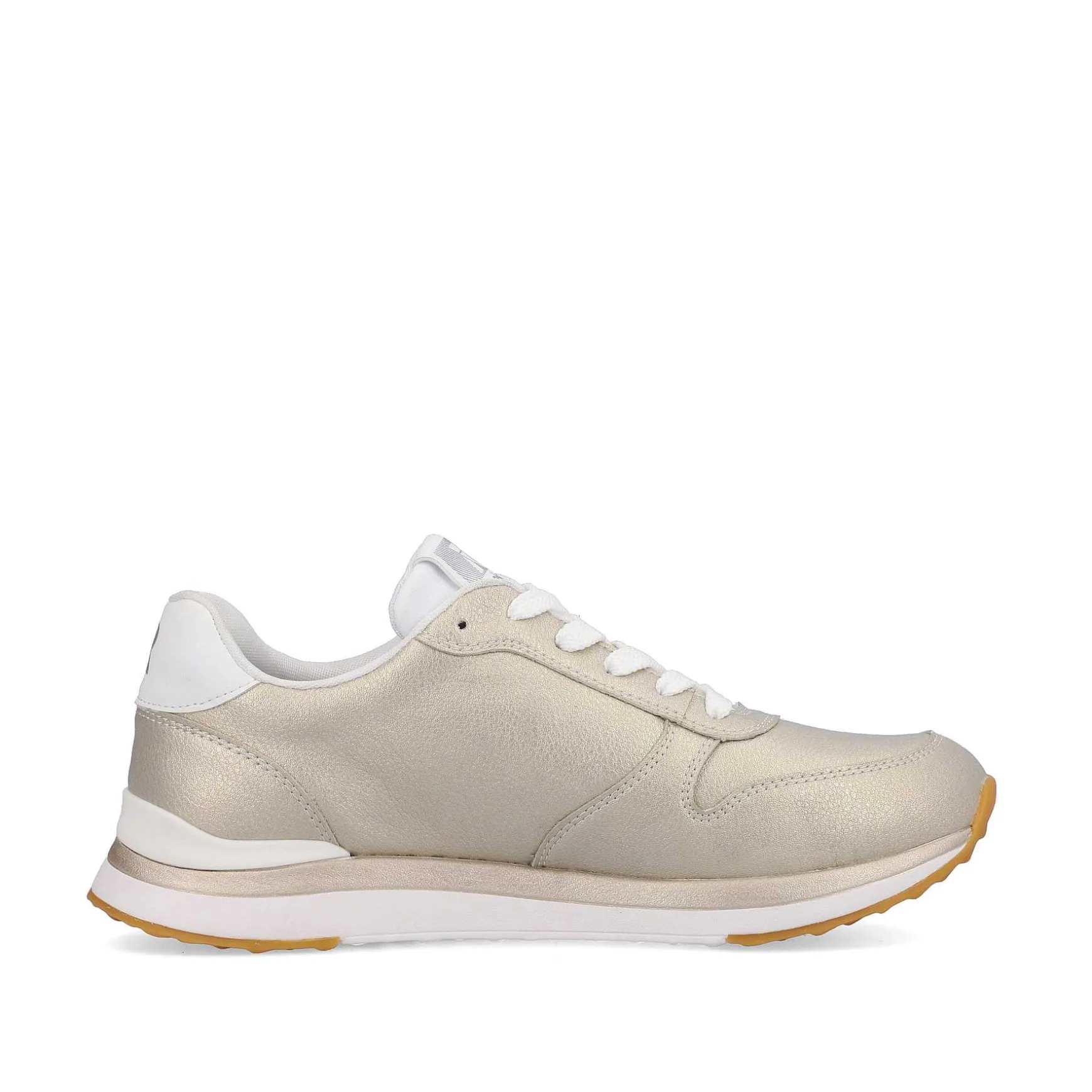 Rieker Women'S Sneaker Low Champagne Metallic