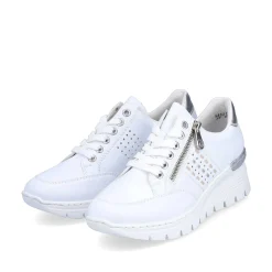 Rieker Women'S Sneaker Low Pure White