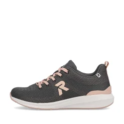 Rieker Women'S Sneaker Low Graphite Grey