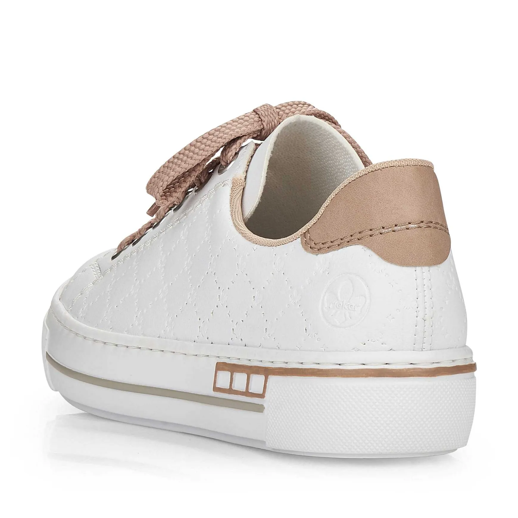 Rieker Women'S Sneaker Low Pearl White