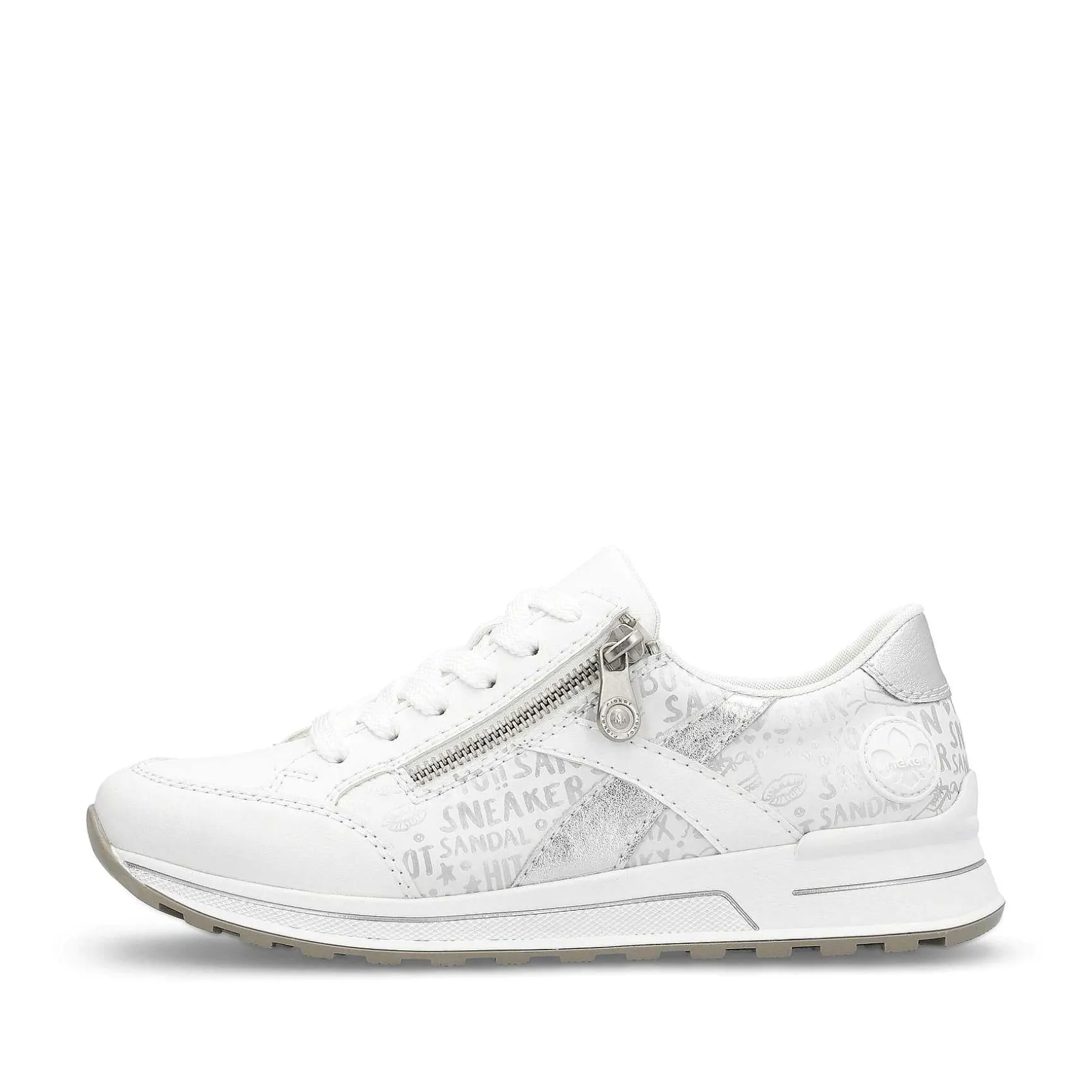 Rieker Women'S Sneaker Low Pure White