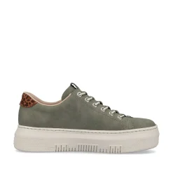 Rieker Women'S Sneaker Low Olive Green